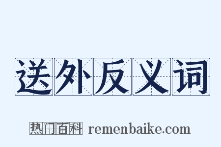送外反义词是什么意思的图片